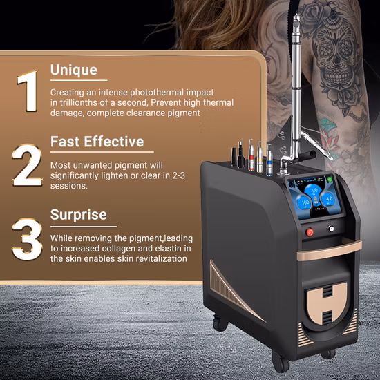 Pico Laser Tattoo Removal ND YAG Laser Skin Care Pigment Removal Therapy Beauty Machine Price