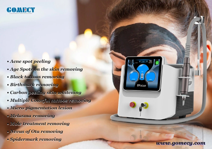 Portable Picosecond ND YAG Laser Tattoo Removal Carbon Peeling