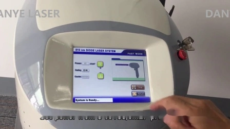 Máquina depiladora Manual de usuario de depilación permanente y soporte de video Diodo láser acoplado de fibra 808nm
